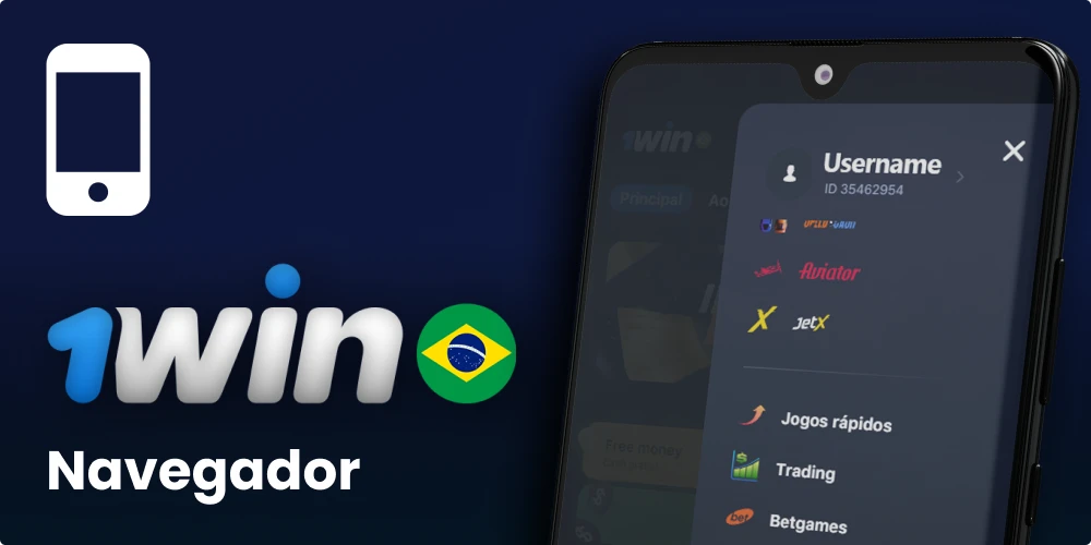 Navegador 1win Brasil