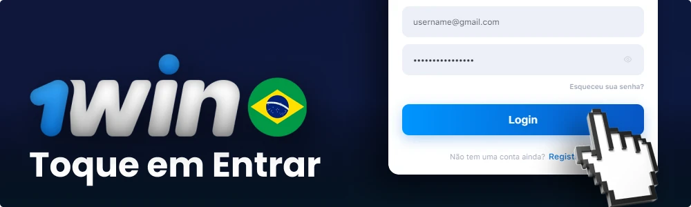 Clique no botão Login