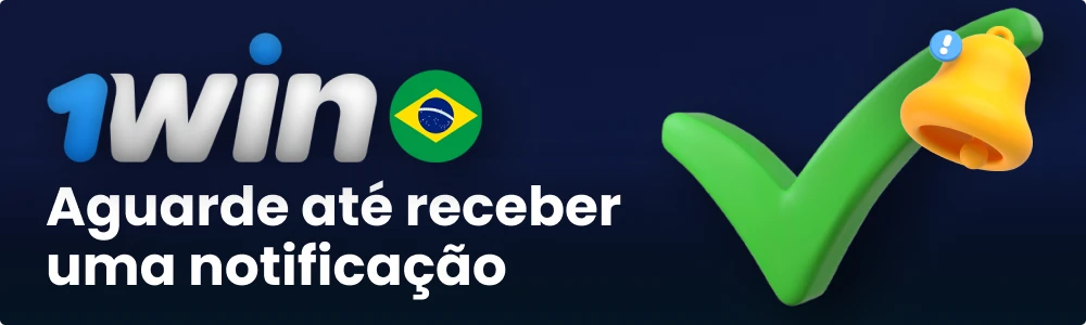 Notificação do status do seu perfil 1win